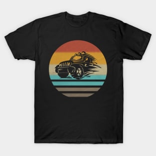 Vintage Jeep Sunset Jeeps T-Shirt